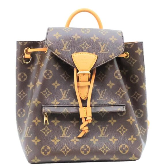 Louis Vuitton Montsouris PM Monogram Canvas Backpack Brown main image 6